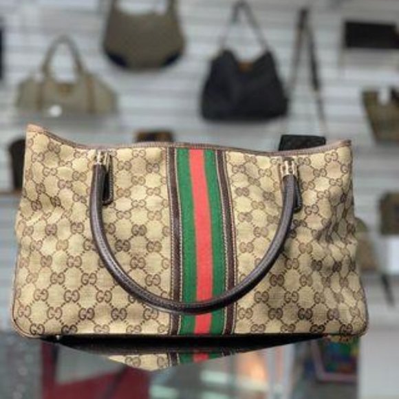 Gucci Sherry Line Tote - Picture 1 of 8